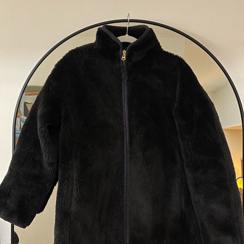 J. Crew Black Teddy Jacket